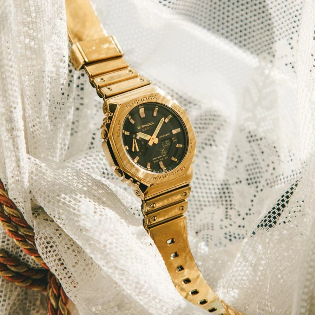 Casio Fine Metallic GM-2100YMG-9AER rannekello - Image 4
