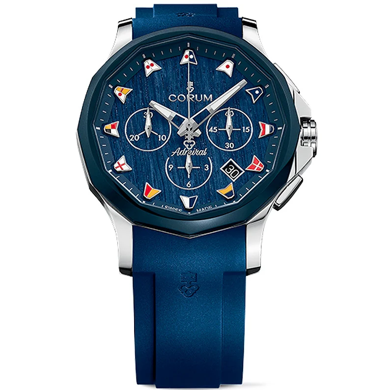 Corum Admiral Legend Chronograph 42 A395/03597, miesten rannekello