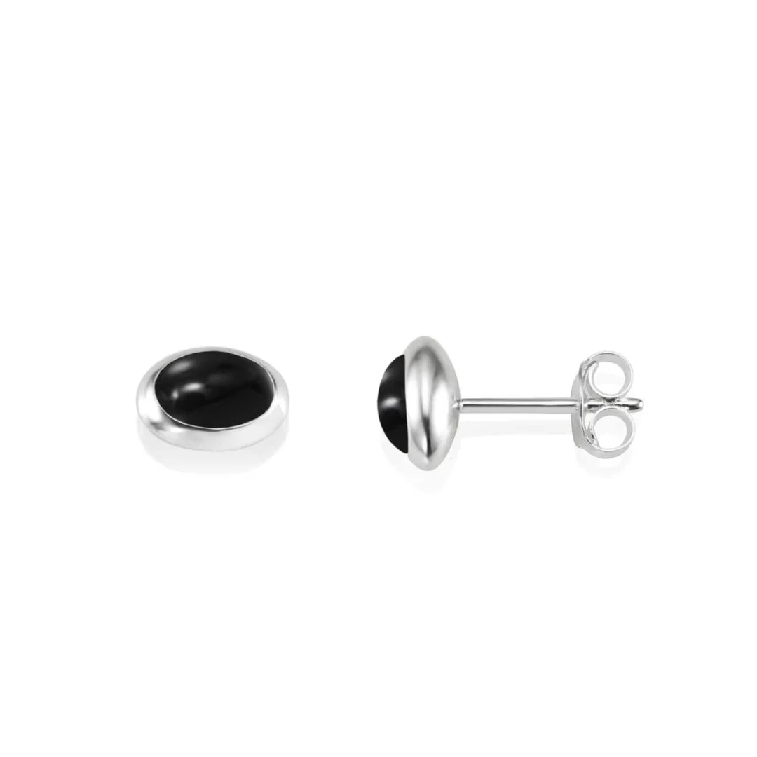 Efva Attling Love Bead korvakorut, hopea ja onyksi - Image 3