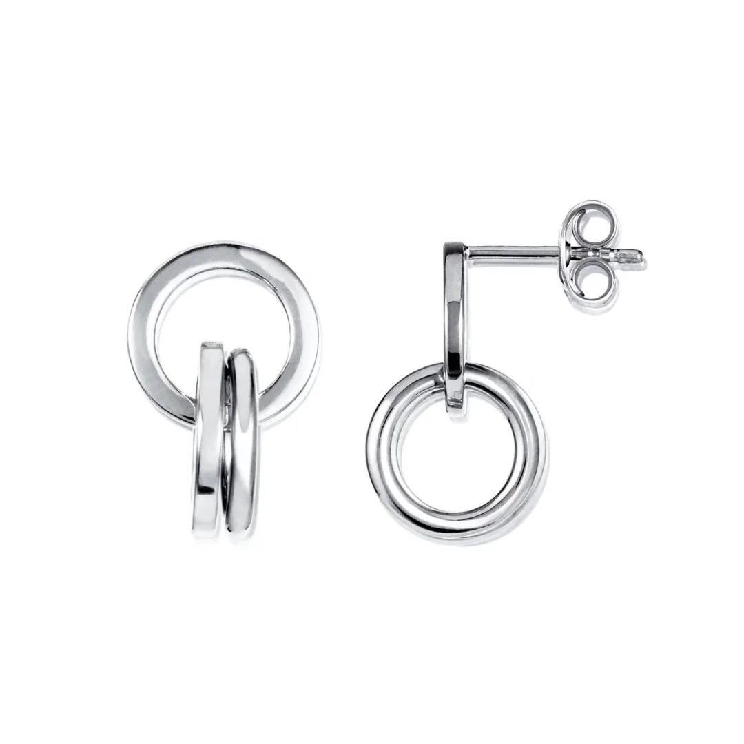 Efva Attling Messy Rings korvakorut, hopeaa - Image 3