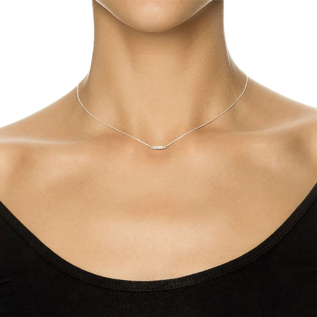 Efva Attling Mini Me Hope kaulakoru, hopeaa - Image 2