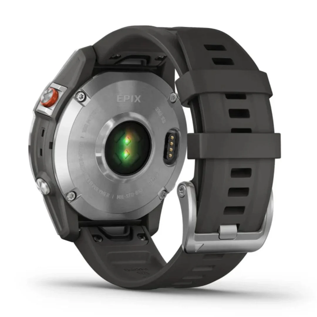 Garmin Epix Gen 2 tummanharmaa ja teräs, Amoled GPS-älykello 010-02582-01 - Image 3