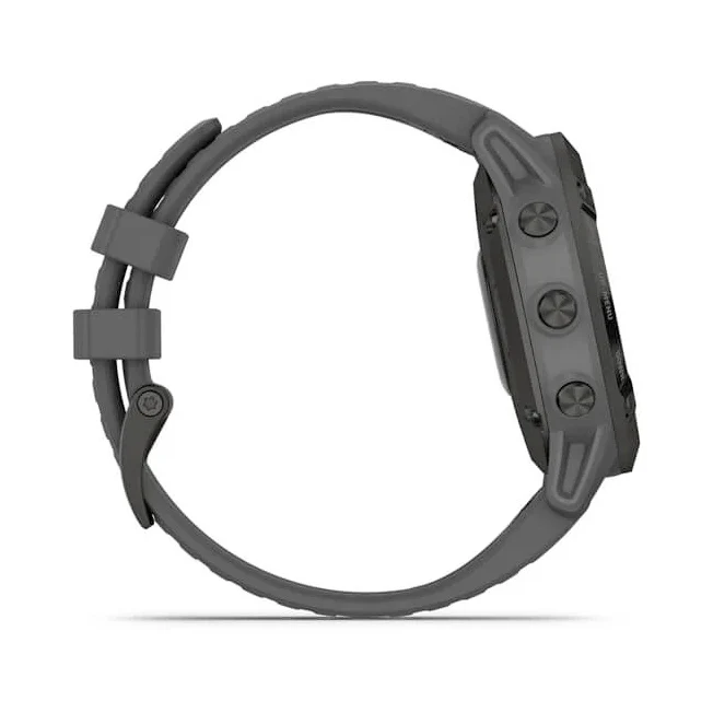 Garmin Fenix 6 Pro Solar Edition 47 mm musta ja tummanharmaa hihna, monilajiälykello 010-02410-11 - Image 5