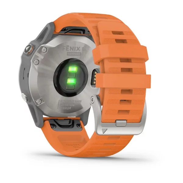 Garmin Fenix 6 Sapphire 47 mm oranssi, monilajiälykello 010-02158-14 - Image 7