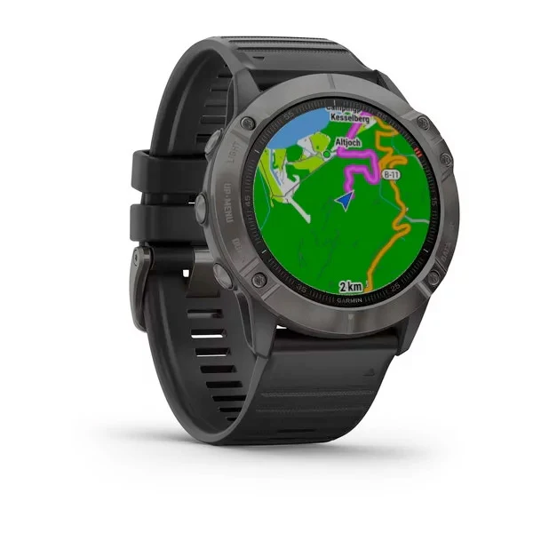 Garmin Fenix 6X Sapphire 51 mm hiilenharmaa, monilajiälykello 010-02157-11 - Image 6