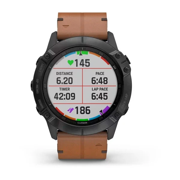 Garmin Fenix 6X Sapphire 51 mm musta, monilajiälykello 010-02157-14 - Image 2