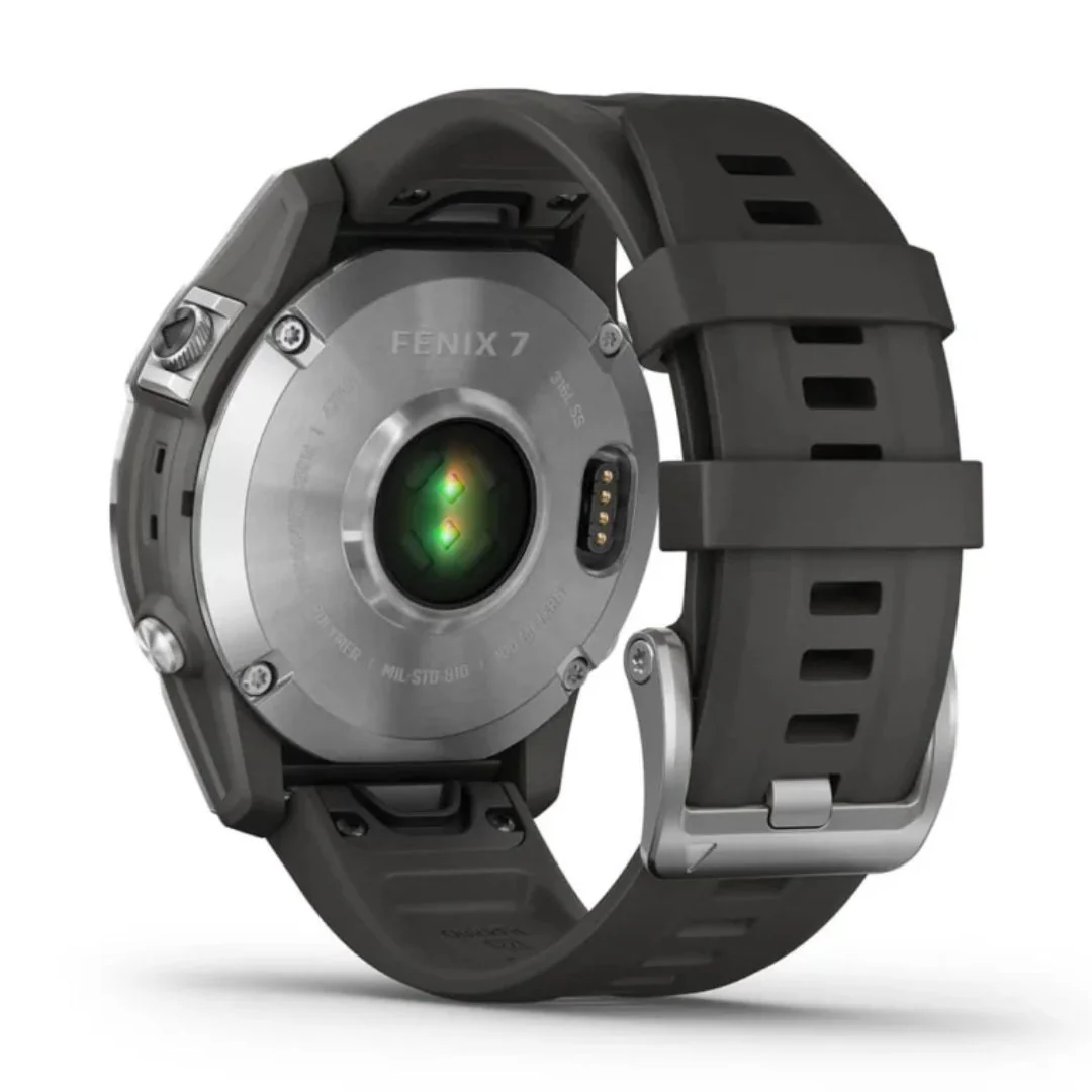 Garmin Fenix 7, hopea ja grafiitinharmaa ranneke, multisport-GPS-älykello 010-02540-01 - Image 4