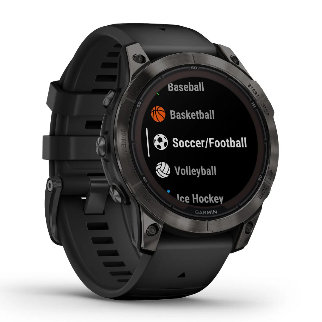 Garmin Fenix 7 Pro Sapphire Solar, hiilenharmaa titaani ja musta ranneke, multisport-GPS-älykello 010-02777-11 - Image 3