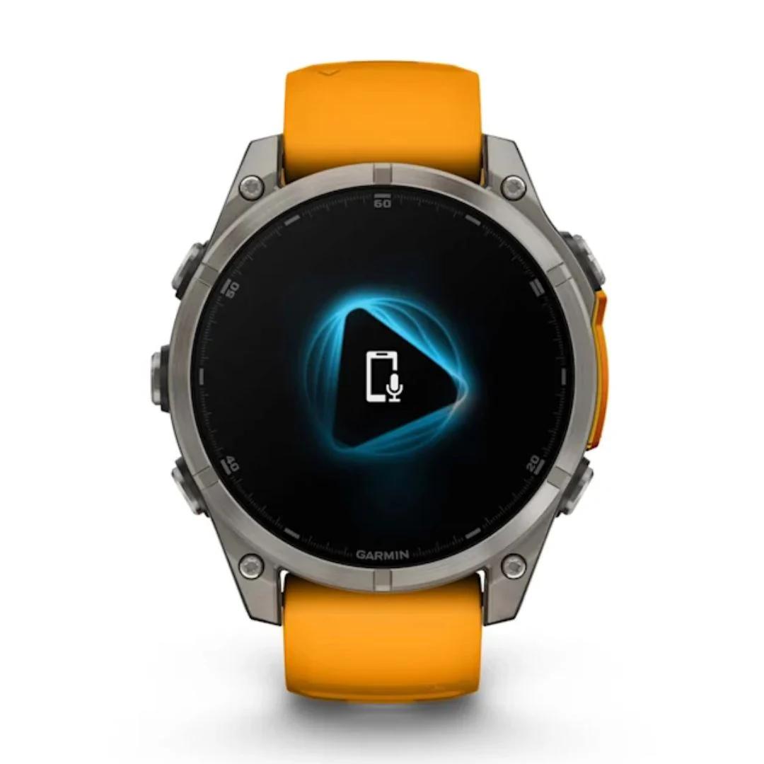 Garmin Fenix 8, 47mm Amoled Sapphire, titaani ja oranssi, älykello 010-02904-11 - Image 2