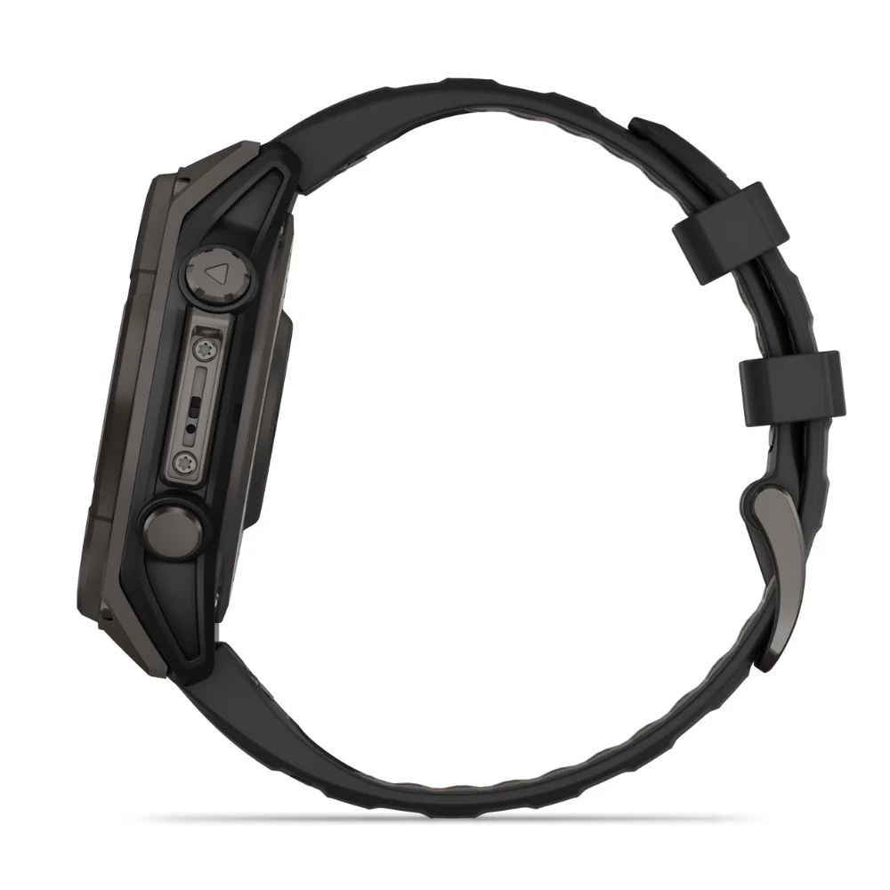 Garmin Fenix 8, 47mm Solar Sapphire, hiilenharmaa DLC-titaani ja musta, älykello 010-02906-11 - Image 5