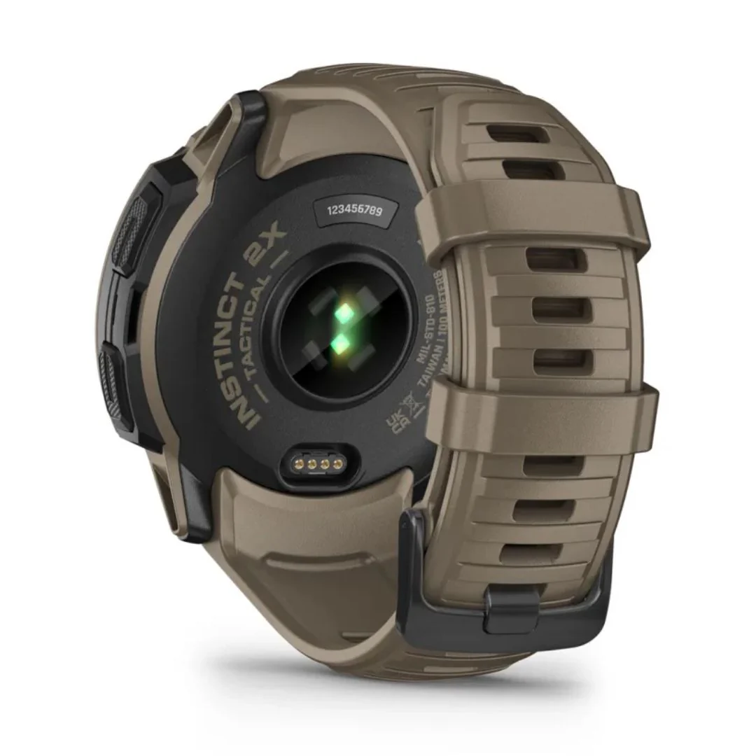 Garmin Instinct 2X Solar, Tactical Edition, ruskea, GPS-älykello 010-02805-02 - Image 5
