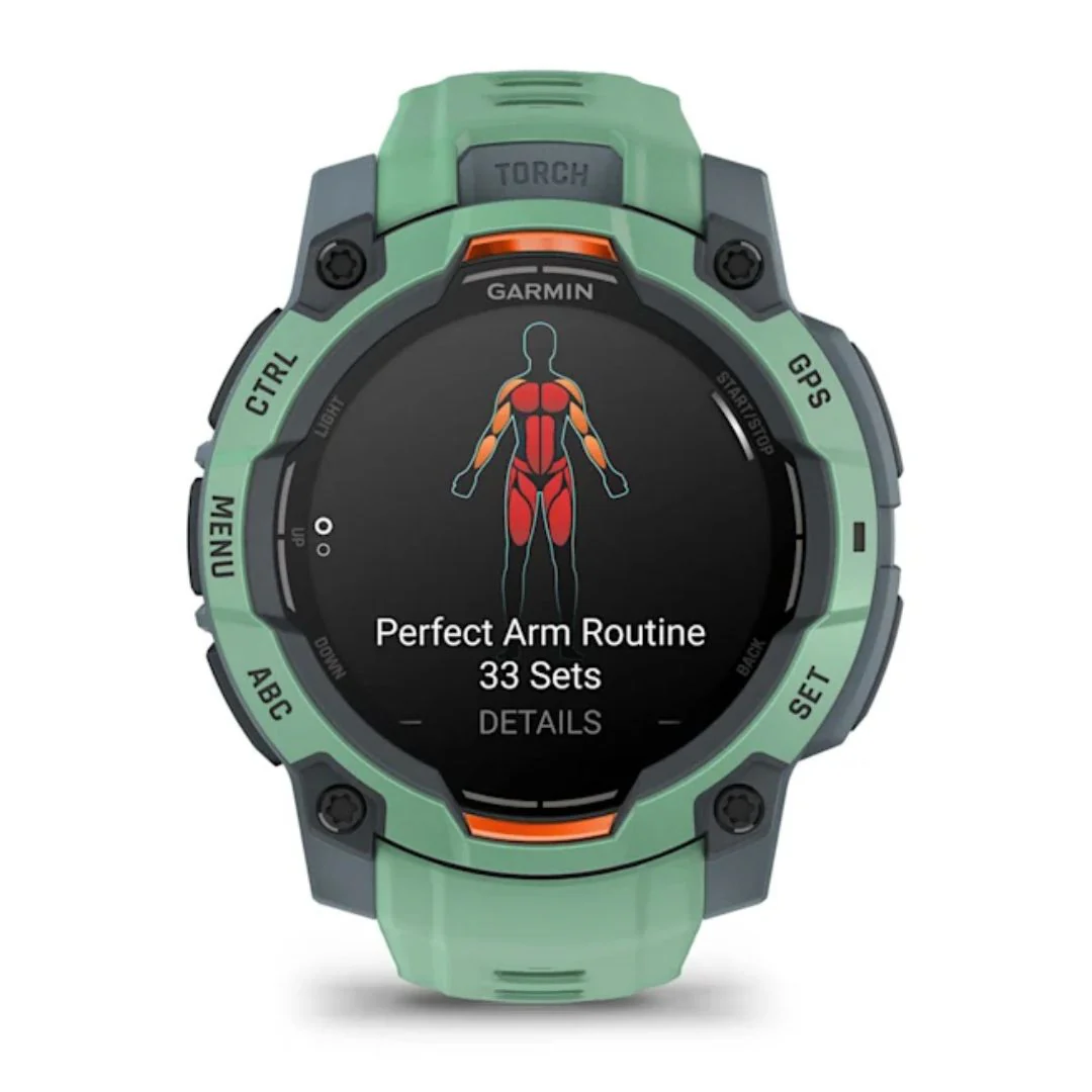 Garmin Instinct 3 AMOLED, 45mm, vedenvihreä, GPS-älykello 010-02936-01 - Image 2