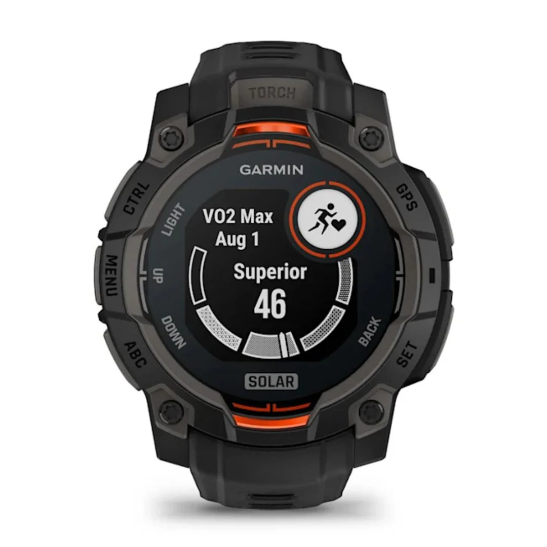 Garmin Instinct 3 Solar, 45mm, musta, GPS-älykello 010-02934-00 - Image 2