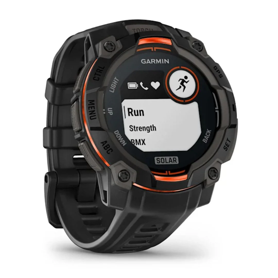 Garmin Instinct 3 Solar, 45mm, musta, GPS-älykello 010-02934-00 - Image 3