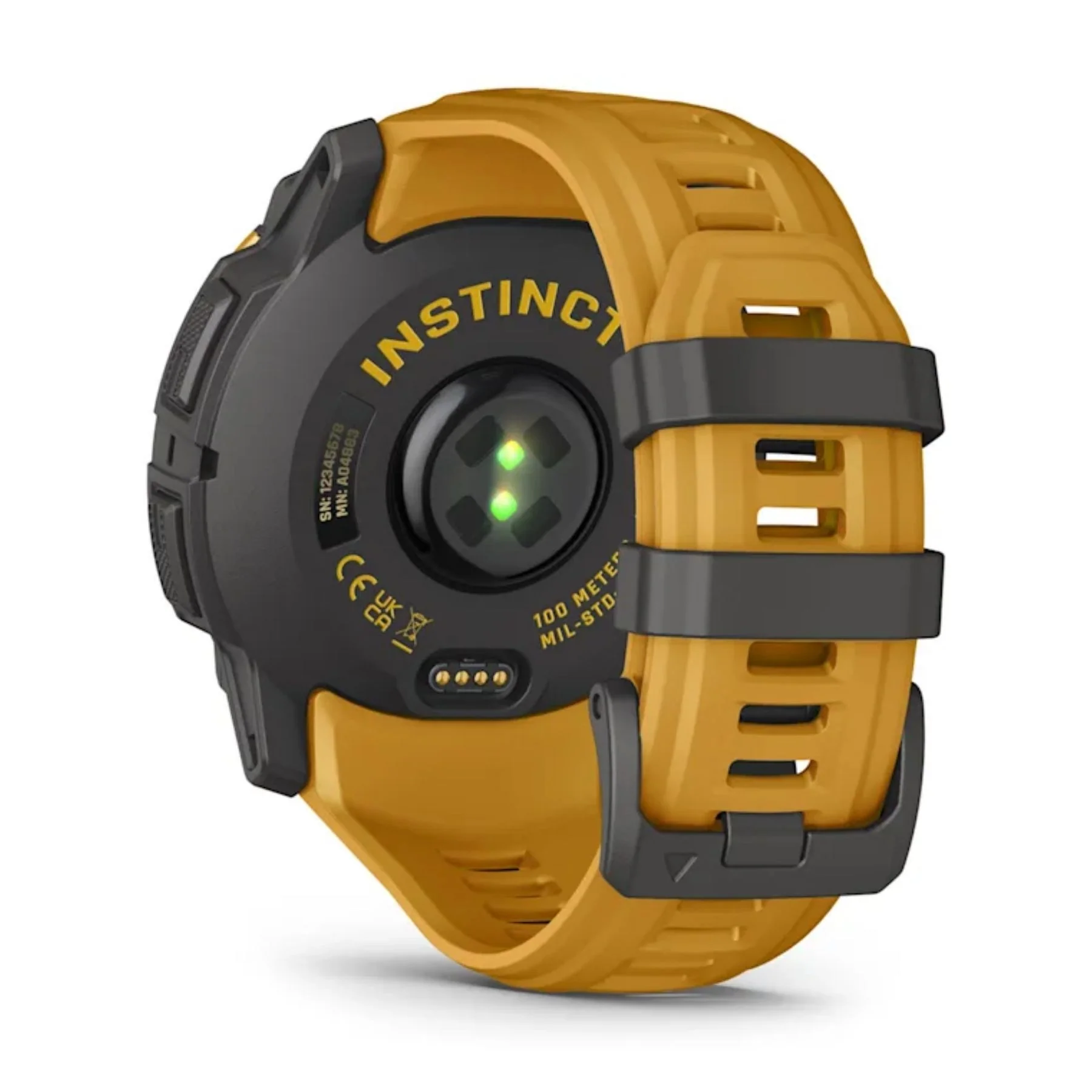 Garmin Instinct 3 Solar, 50mm, auringonkeltainen, GPS-älykello, 010-02935-02 - Image 5