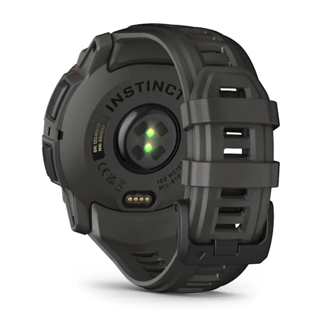 Garmin Instinct 3 Solar, 50mm, musta ja grafiitinharmaa, GPS-älykello 010-02935-00 - Image 4