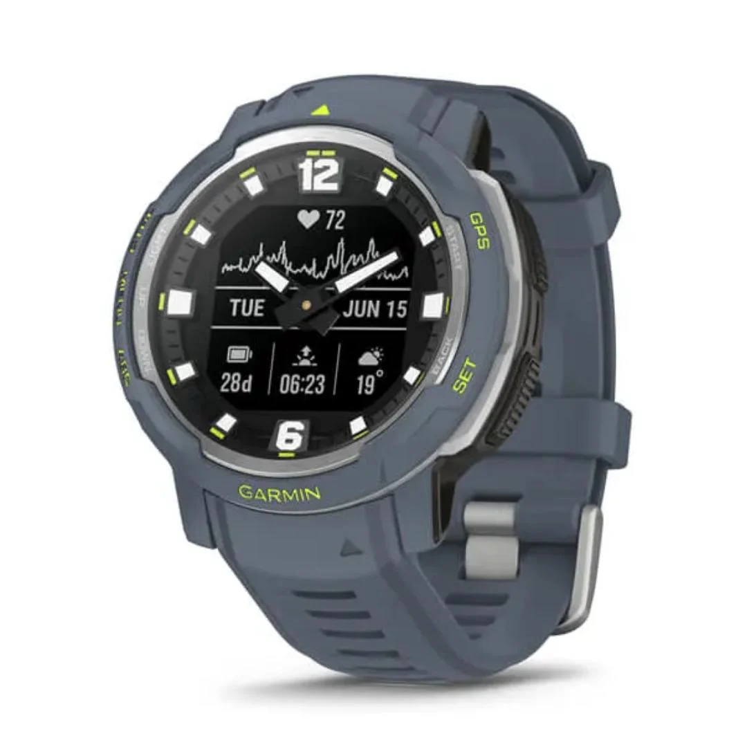 Garmin Instinct Crossover, Blue Granite, GPS-hybridiälykello 010-02730-04