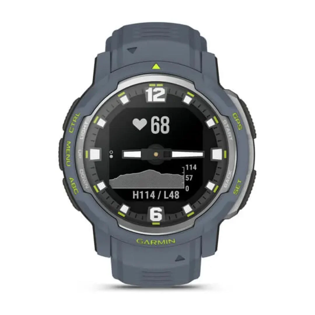 Garmin Instinct Crossover, Blue Granite, GPS-hybridiälykello 010-02730-04 - Image 2