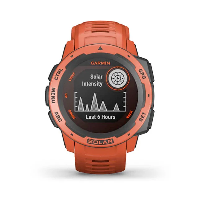 Garmin Instinct Solar Flame Red tulipunainen älykello 010-02293-20 - Image 8