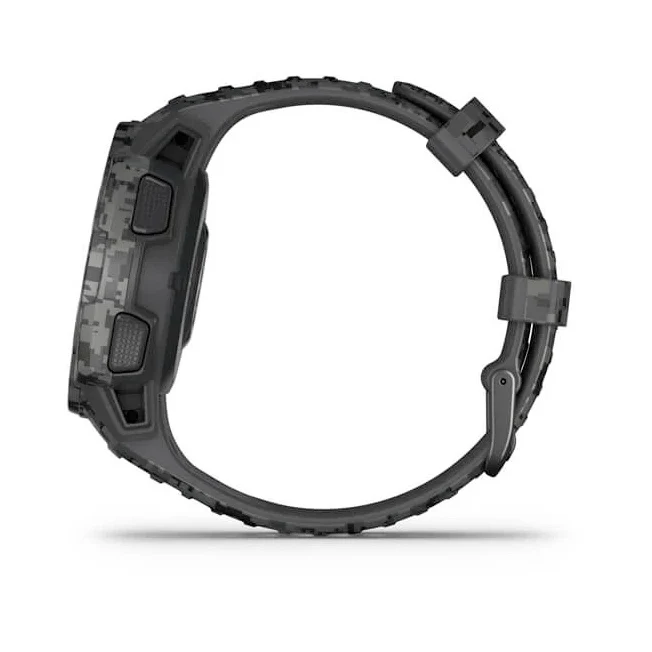 Garmin Instinct Solar Graphite Camo maastokuvio älykello 010-02293-05 - Image 10