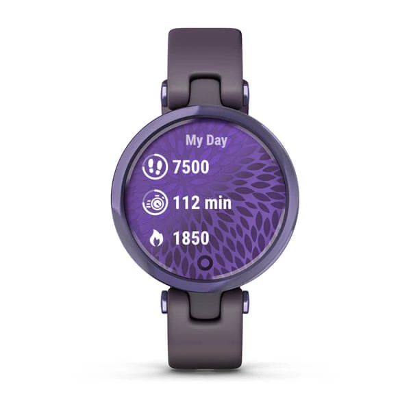 Garmin Lily Sport Midnight Orchid-Deep Orchid, punavioletti 010-02384-12 - Image 3