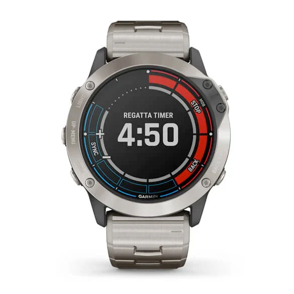 Garmin quatix 6x Solar titaani, aktiivisuusranneke 010-02157-31 - Image 8
