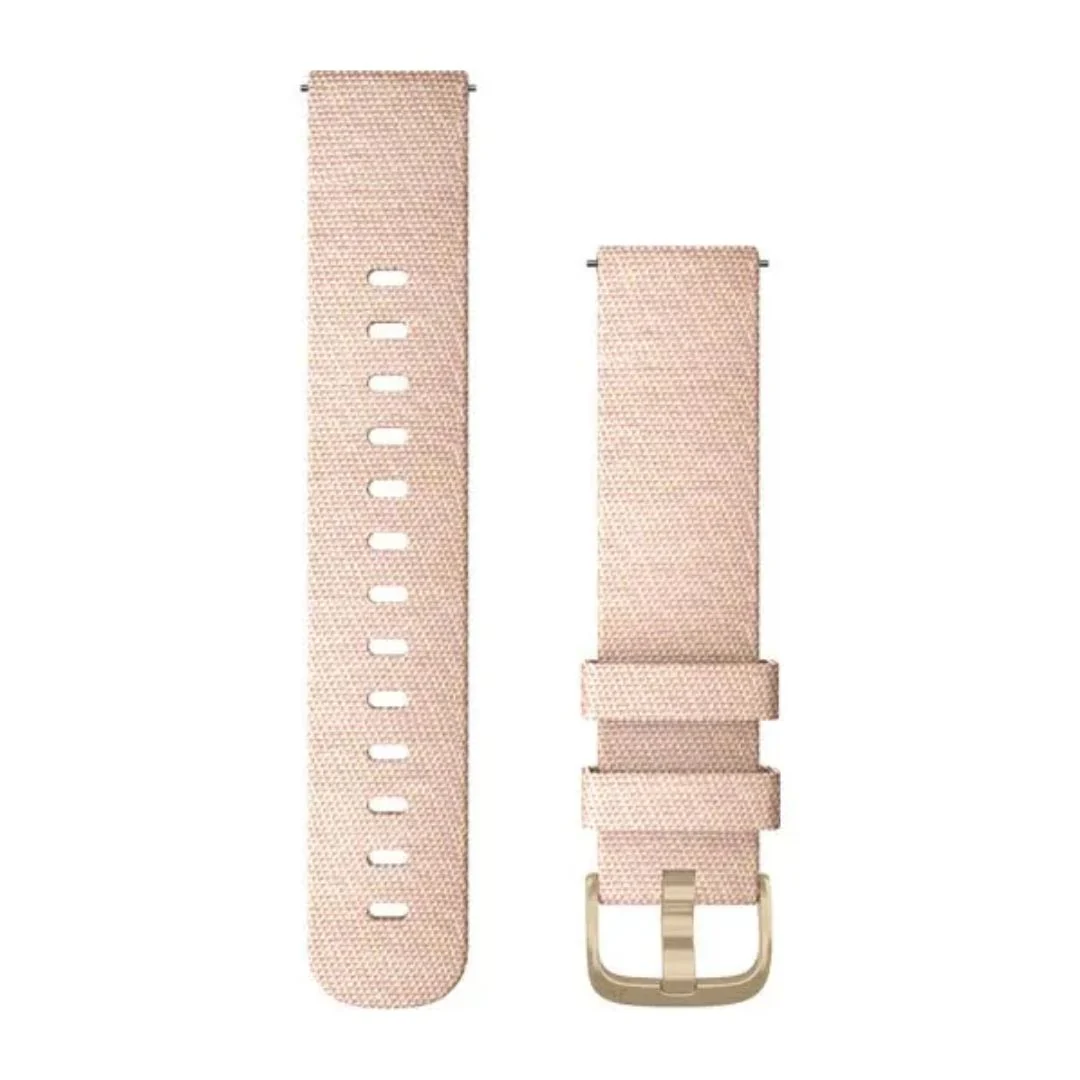 Garmin Quick release -nailonranneke 20mm, pikakiinnitys, vaaleanpunainen, 010-12924-12
