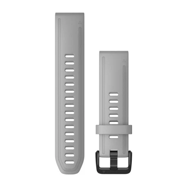 Garmin QuickFit 20mm ranneke, Vaaleanharmaa silikoni 010-12866-00