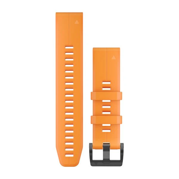 Garmin QuickFit 22mm ranneke, Kirkas oranssi silikoni 010-12740-04
