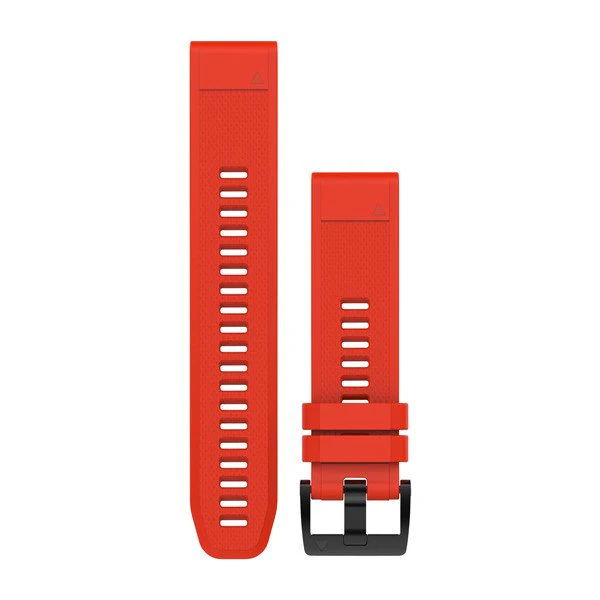 Garmin QuickFit 22mm ranneke, Tulenpunainen silikoni 010-12496-03