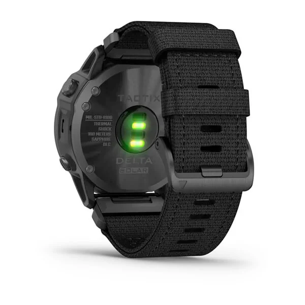 Garmin tactix Delta - Solar Edition with Ballistics 51 mm, aurinkolatausta tukeva taktinen GPS-kello 010-02357-51 - Image 11