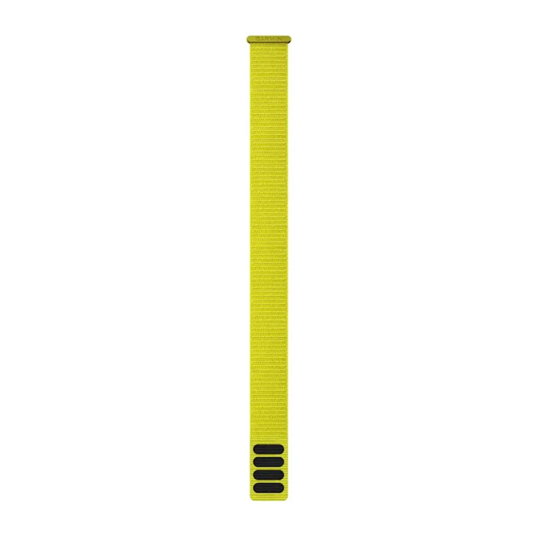 Garmin UltraFit nailonranneke 22mm, keltainen, 010-13306-15