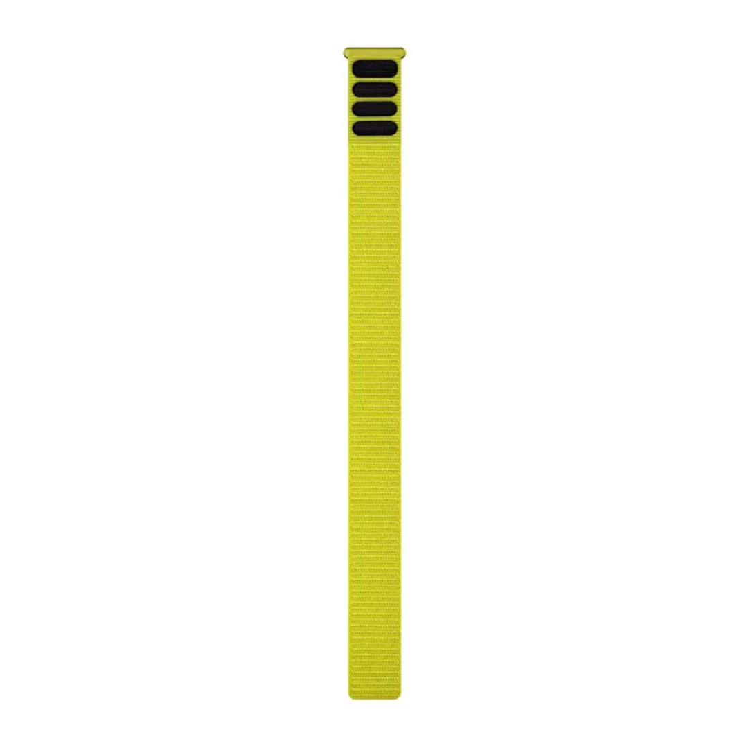 Garmin UltraFit nailonranneke 22mm, keltainen, 010-13306-15 - Image 2