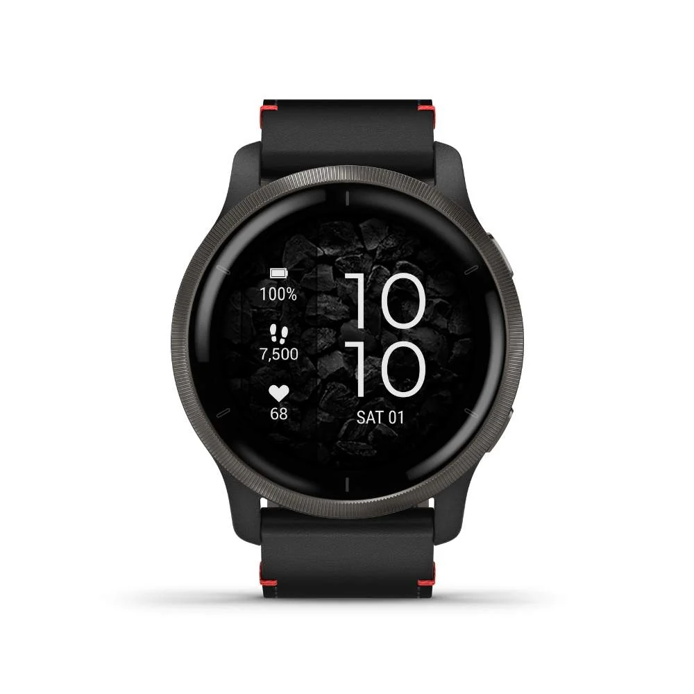Garmin Venu 2 musta, Amoled GPS-älykello 010-02430-21 - Image 2
