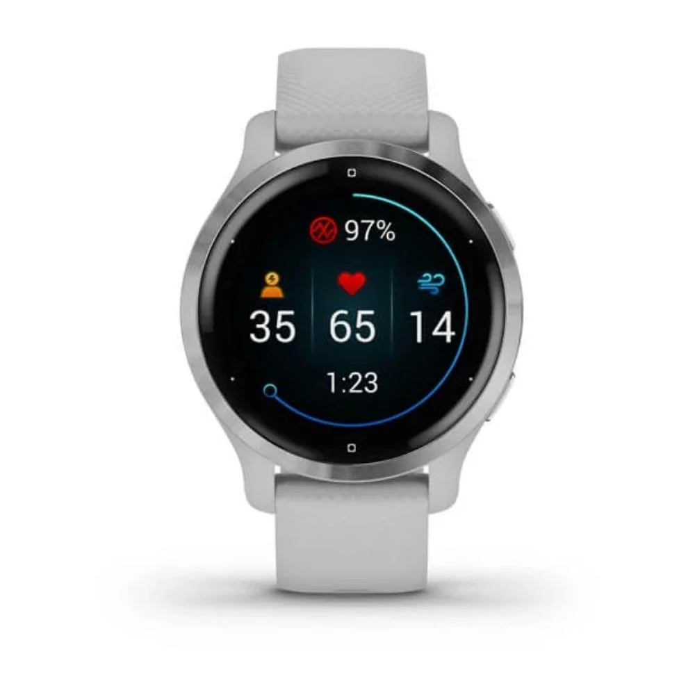 Garmin Venu 2S utuharmaa, Amoled GPS-älykello 010-02429-12 - Image 2