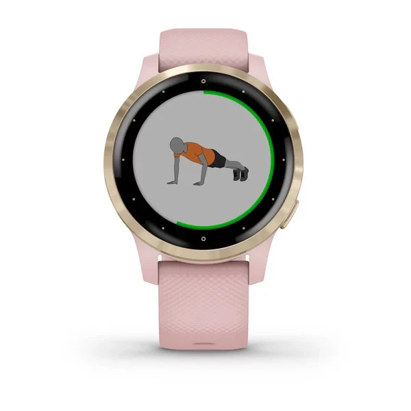 Garmin Vivoactive 4S uturuusu ja vaalea kulta 40 mm, monilajiälykello 010-02172-32 - Image 2