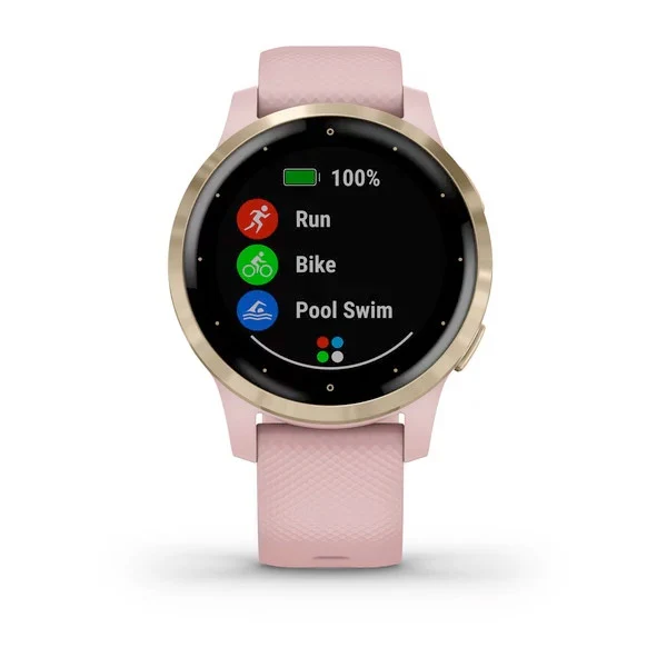 Garmin Vivoactive 4S uturuusu ja vaalea kulta 40 mm, monilajiälykello 010-02172-32 - Image 4