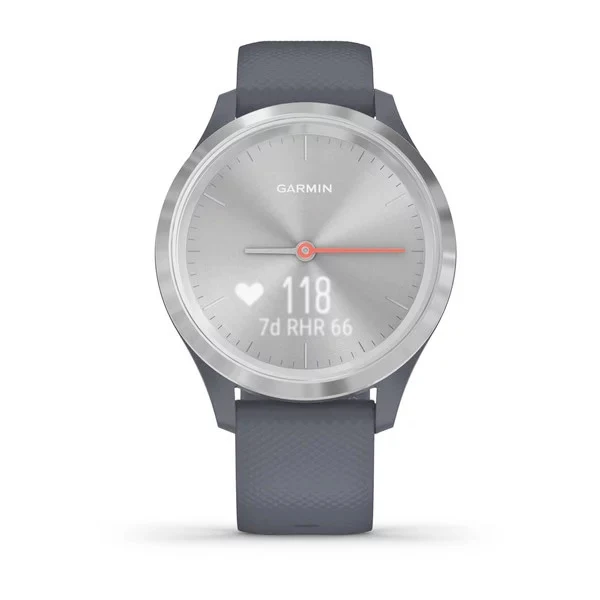 Garmin Vivomove 3S hopea ja graniitinsininen 39 mm, älykello 010-02238-00 - Image 2
