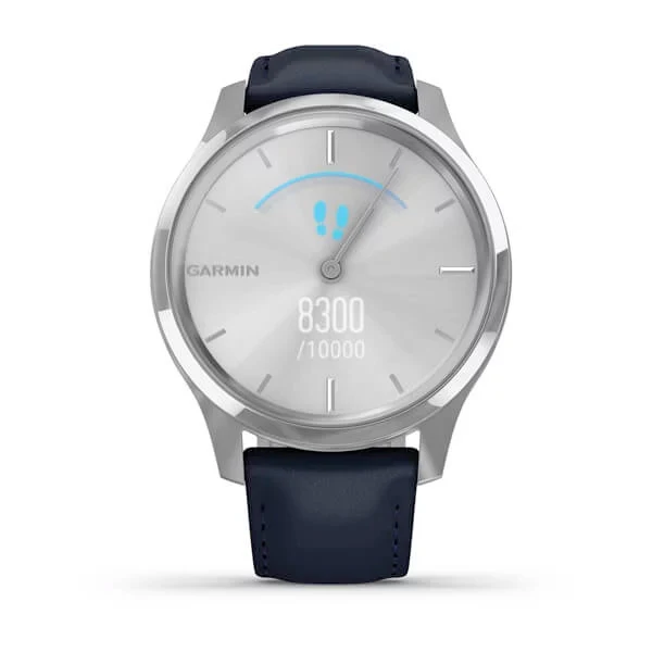 Garmin Vivomove Luxe hopea 42 mm, älykello 010-02241-00 - Image 3