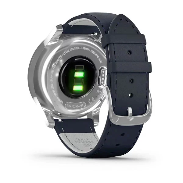 Garmin Vivomove Luxe hopea 42 mm, älykello 010-02241-00 - Image 4