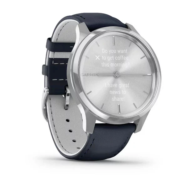 Garmin Vivomove Luxe hopea 42 mm, älykello 010-02241-00 - Image 6