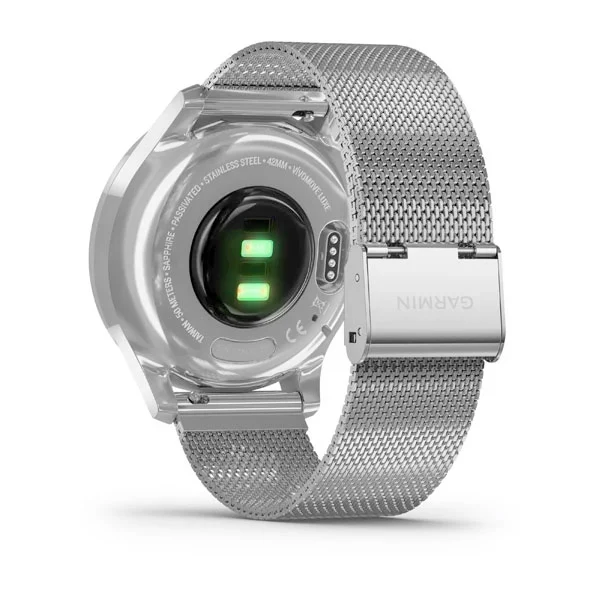 Garmin Vivomove Luxe hopea 42 mm, älykello 010-02241-03 - Image 4