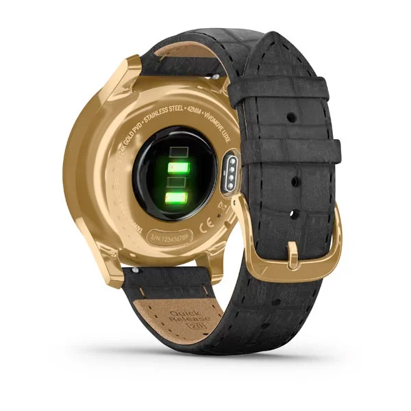 Garmin Vivomove Luxe keltakulta 42 mm, älykello 010-02241-02 - Image 4
