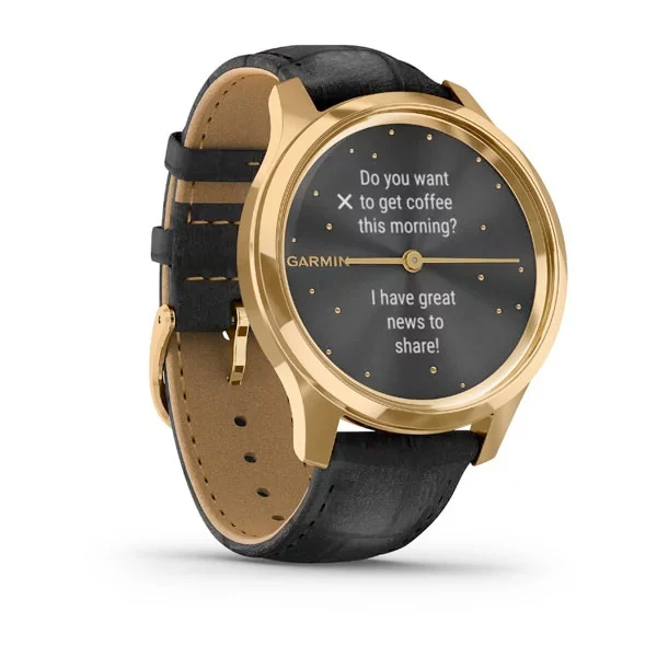 Garmin Vivomove Luxe keltakulta 42 mm, älykello 010-02241-02 - Image 7