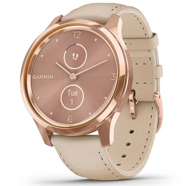 Garmin Vivomove Luxe ruusukulta 42 mm, älykello 010-02241-01