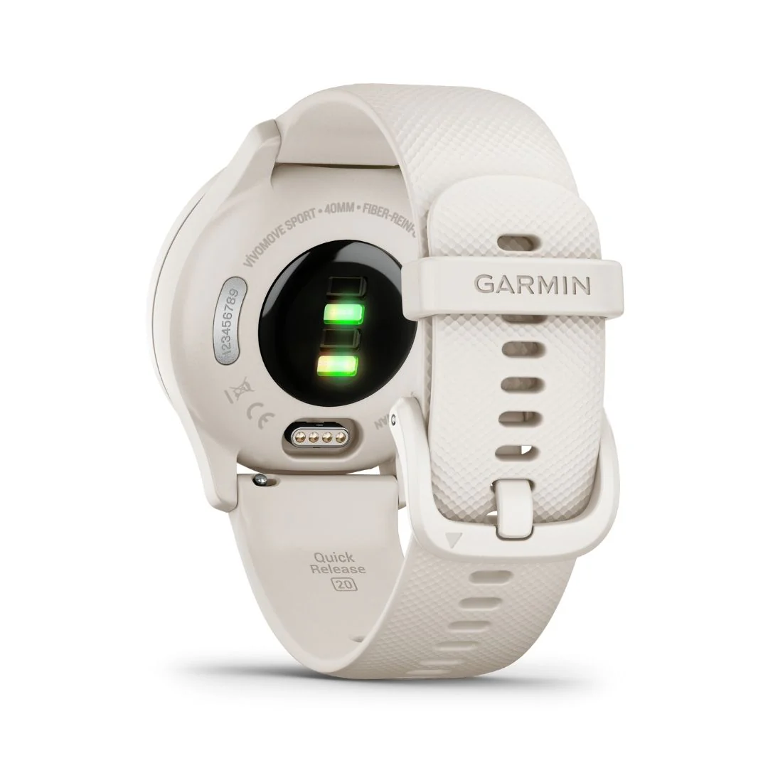 Garmin Vivomove Sport persikkakulta ja vaalea hybridiälykello 010-02566-01 - Image 5
