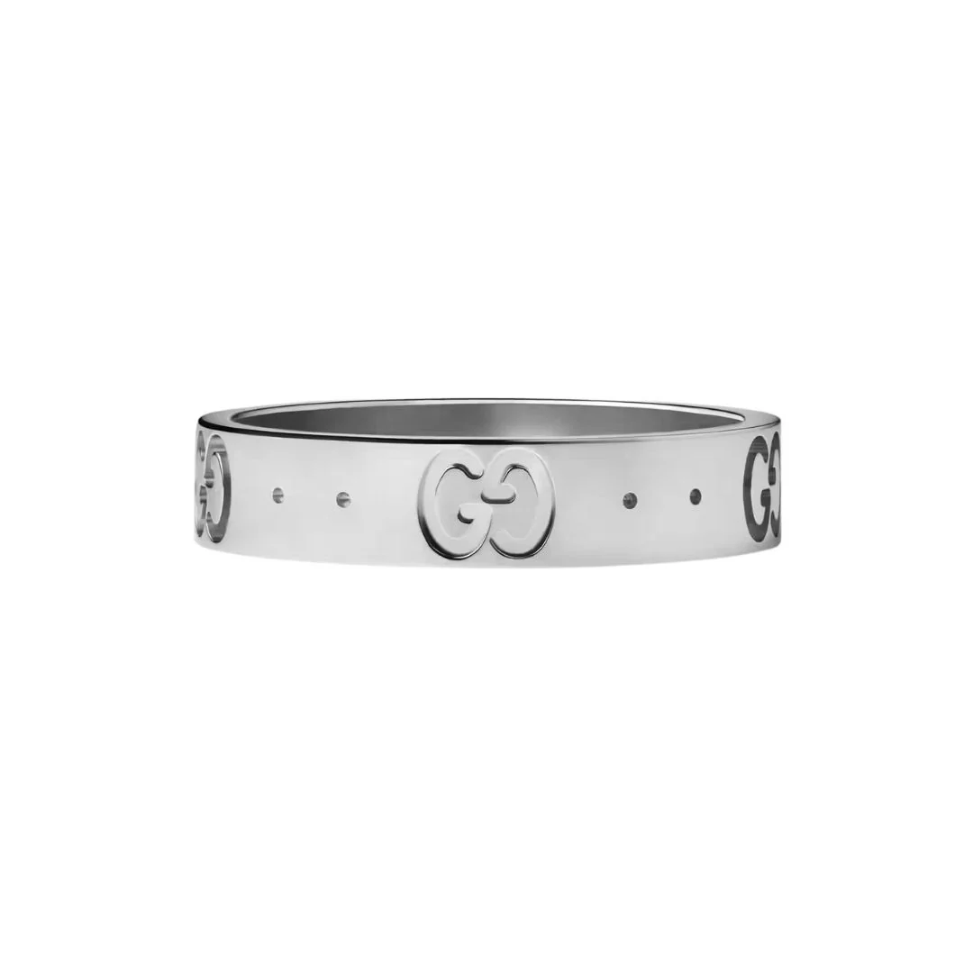 Gucci Icon sormus, valkokultaa, 086YBC073230002015 - Image 2