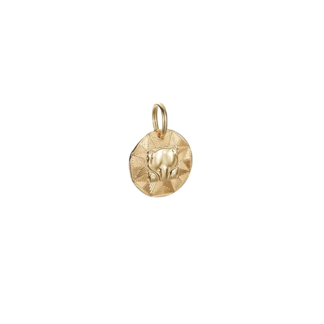 Kalevala Amuletti Pohjankarhu hela, pieni, keltakulta
