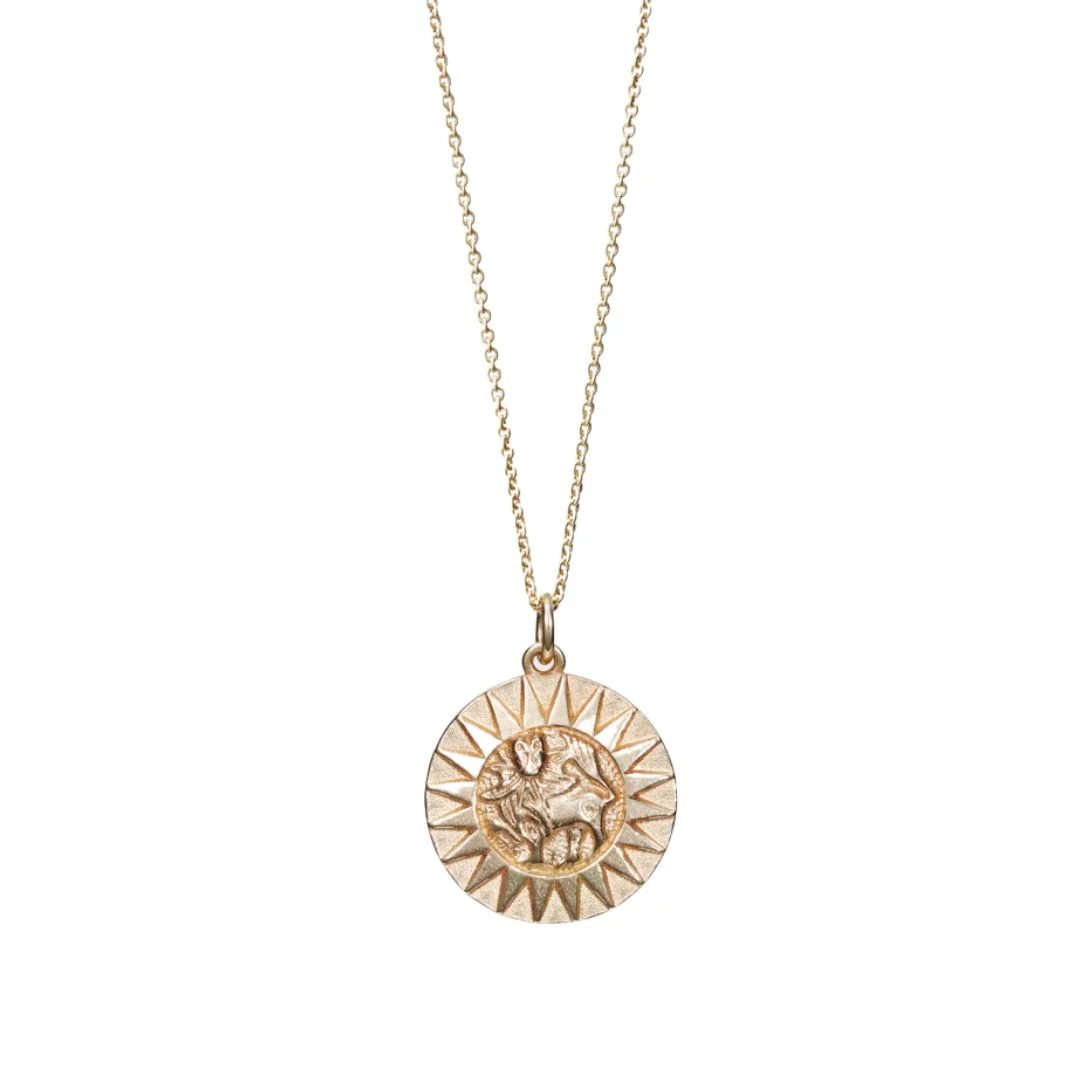 Kalevala Amuletti riipus, Aurinkoleijona, pronssi