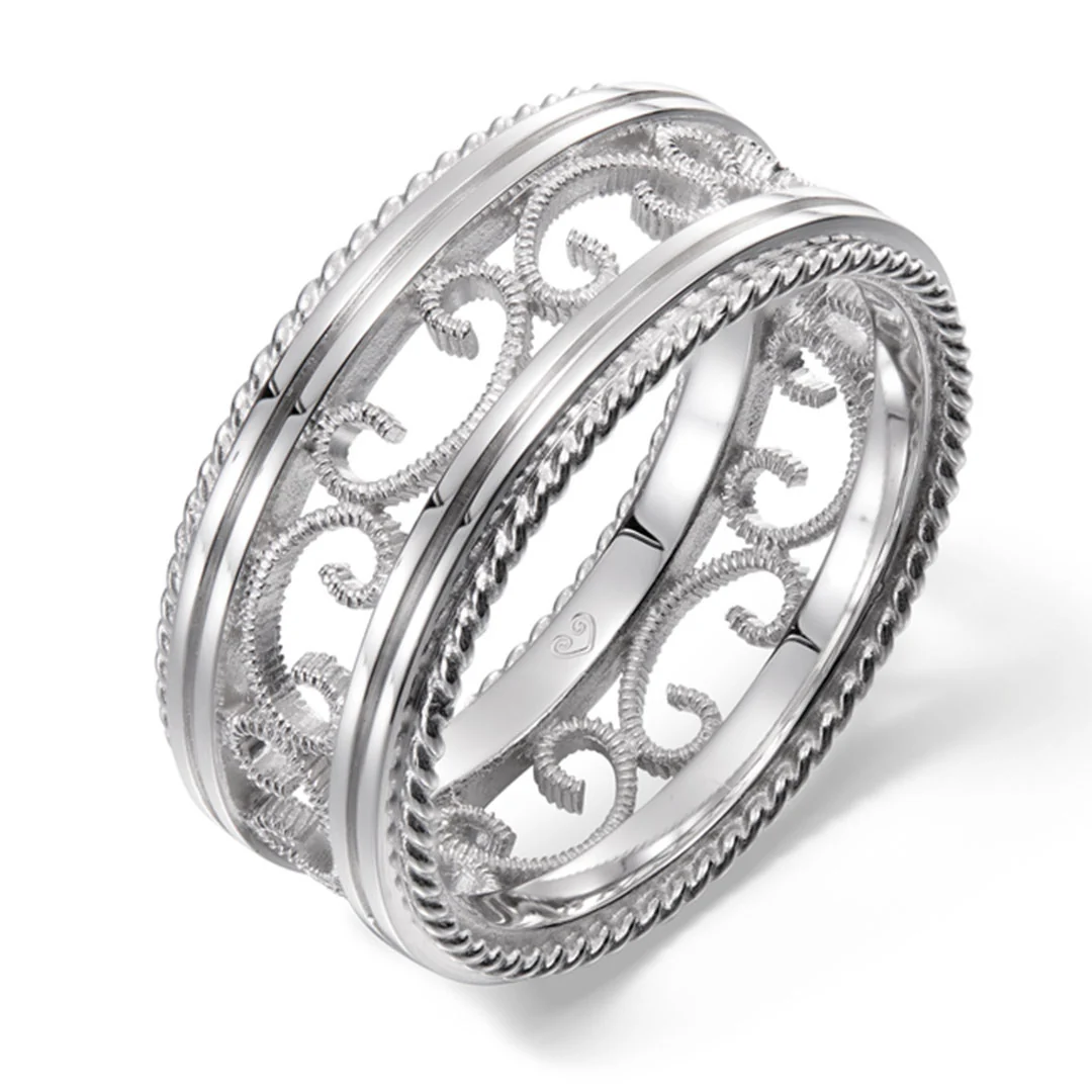 Kalevala Filigraani sormus, 14K valkokulta, Kalevala Love, 541000502